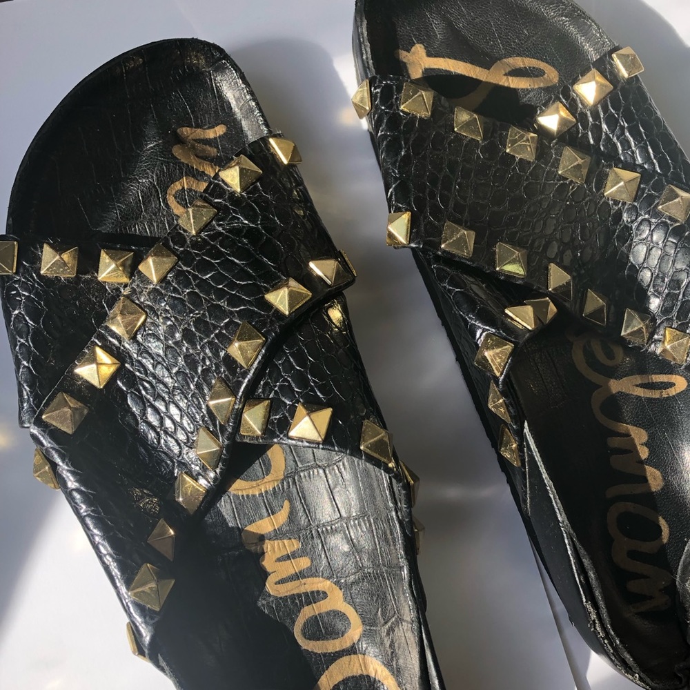 Sam Edelman studded slides